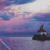 Duluth Harbor South Breakwater Outer Light House diamond painting