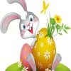 easter bunny diamond painting