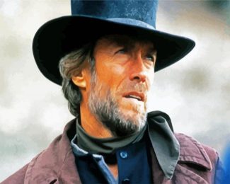 eastwood cowboy diamond painting