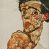 Egon Schiele Portrait diamond painting