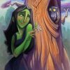 elphaba and owl diamond painting