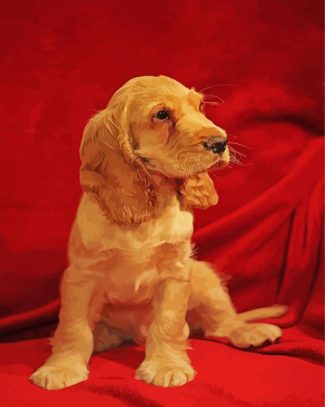 English Cocker Spaniel diamond painting