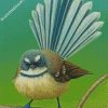 fantail bird diamond paintings