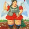 fernando botero archangel diamond painting