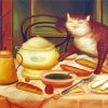 fernando botero still life with green soup diamond painting