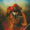 firefighter Man diamond paintings