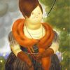 first lady fernando botero diamond painting