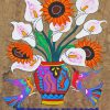 Flowers Vase And Birds diamond painting