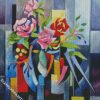 Flowers Cubism diamond painting