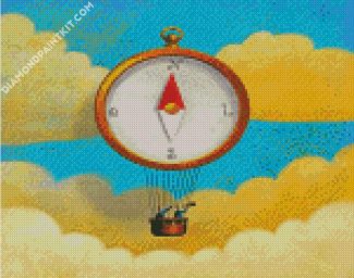 Flying Compass diamond painting