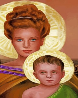 Frigga And Her Son diamond painting