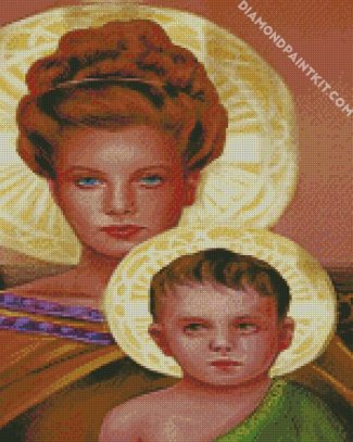 Frigga And Her Son diamond painting