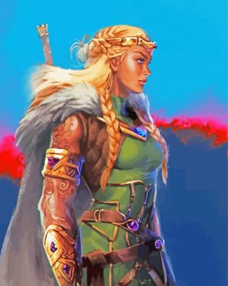 Goddess Freya diamond painting