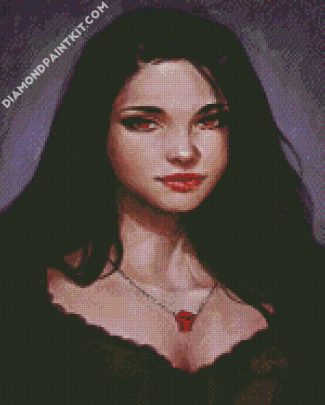 gorgeous vampire lady diamond paintings