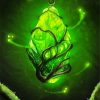 Green Crystal diamond painting