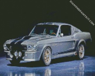 grey Eleanor car diamond paintings