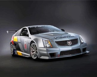 Grey CTS V diamond painting