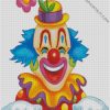 happy clown With Flower diamond paintings