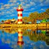 Harbour Town Lighthouse Hilton diamond painting