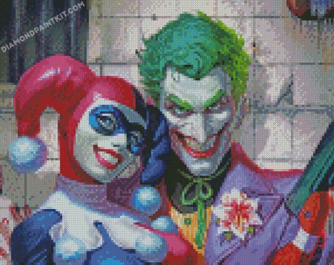 harley quinn And Joker diamond paintings