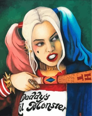 harley quinn diamond painting