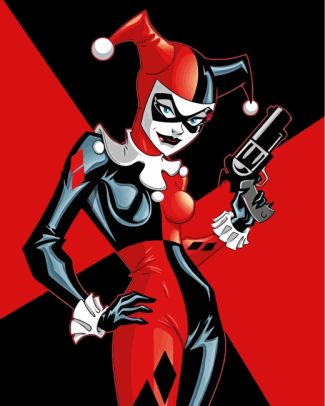 harley quinn illustration Art diamond painting