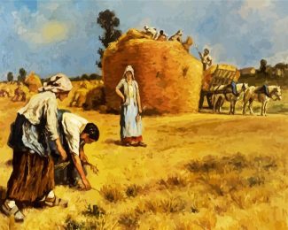 Harvest Scene diamond painting