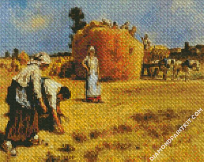 Harvest Scene diamond painting