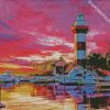 Hilton Head Harbour Town Lighthouse diamond painting