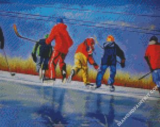 Hockey Players diamond painting