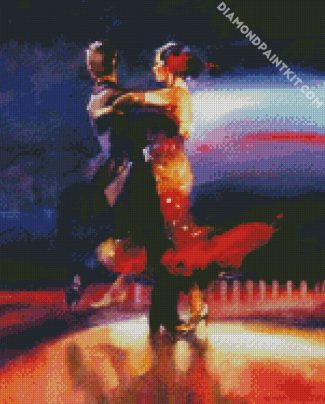 impressionist couple dancers diamond paintings