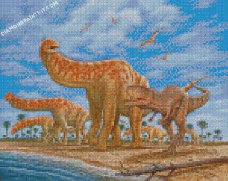 isisaurus saturated diamond paintings