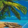 Island Sea Turtle diamond painting