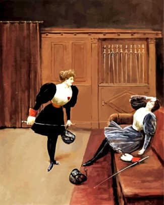 jean beraud escrimeuse diamond painting