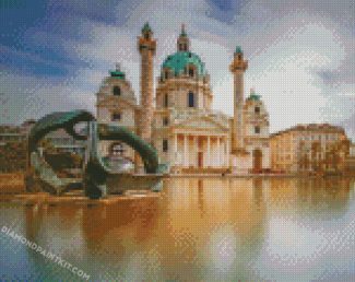 karlskirche Churche Vienna Austria diamond paintings