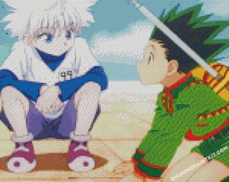 killua And Gon Hunter x Hunter diamond paintings