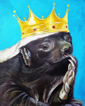 king European badger diamond painting