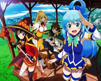 Konosuba Anime Serie diamond painting