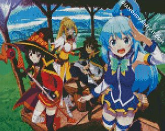 Konosuba Anime Serie diamond painting