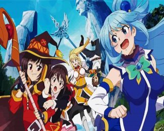 Konosuba Characters diamond painting