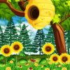 ladybugs and sunflowers diamond painting