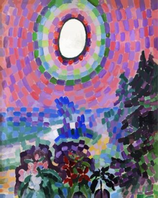 Landscape With Disc By Robert Delaunay diamond painting