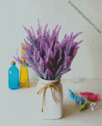 Lavender Bouquet diamond painting