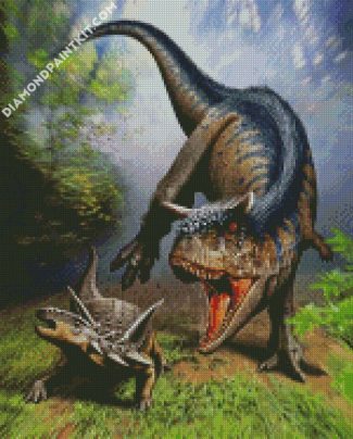 mad Dinosaur diamond paintings