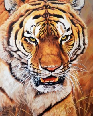 Mad Tiger diamond painting