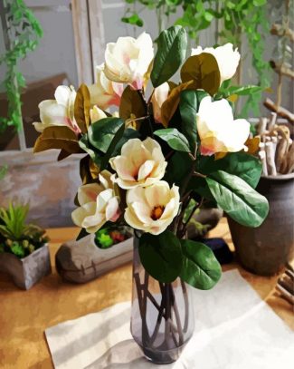 magnolia Bouquet diamond painting