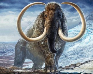 mammoth Animal diamond painting