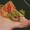 Masked Pig diamond painting