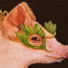 Masked Pig diamond painting