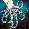 metallic Octopus Art diamond painting